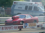 Red 4th-Generation CAMARO Drag Car